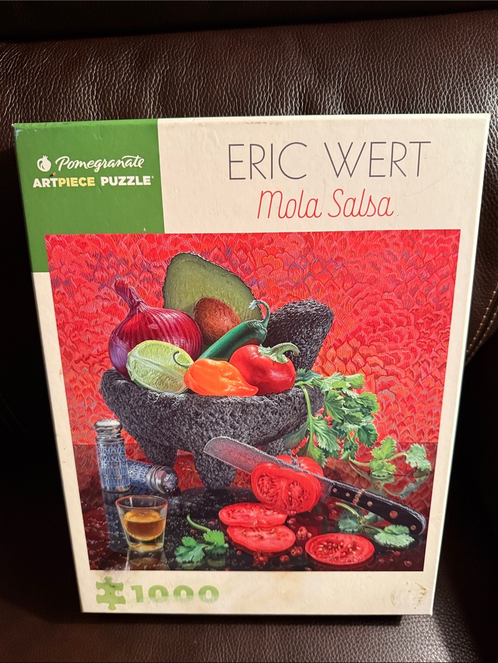 Pomegranate Eric Wert 'Mola Salsa' 1000-Piece Jigsaw Puzzle. Complete